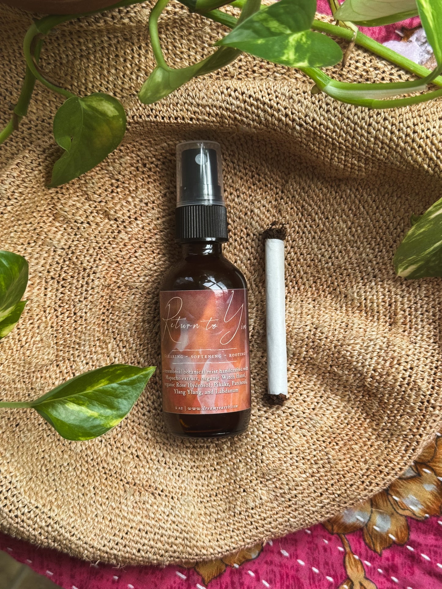 ⊹ RETURN TO YIN ⊹ Ceremonial Mist + Mapacho Stick