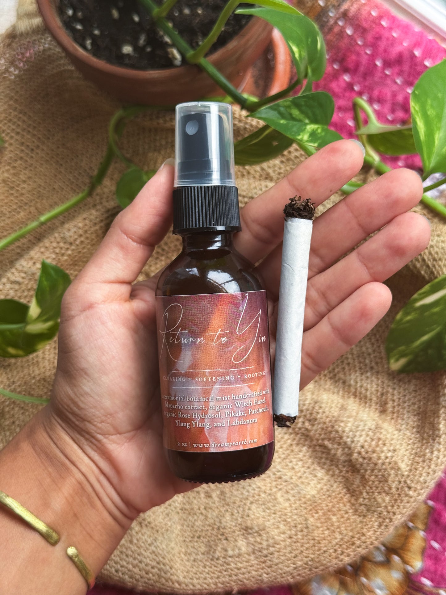 ⊹ RETURN TO YIN ⊹ Ceremonial Mist + Mapacho Stick