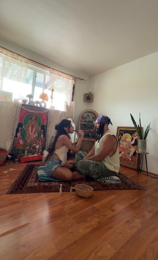 1 on 1 or Couples IN-PERSON Hapé Sit