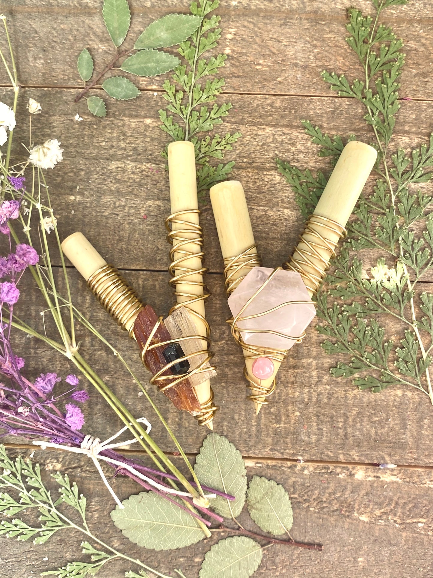 Rose Quartz & Rhodocrosite for the HEART CHAKRA