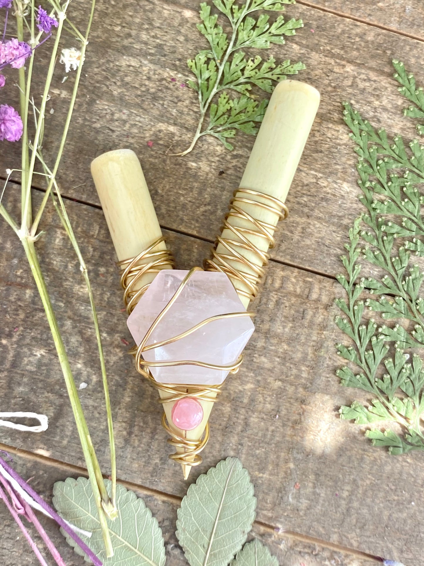 Rose Quartz & Rhodocrosite for the HEART CHAKRA