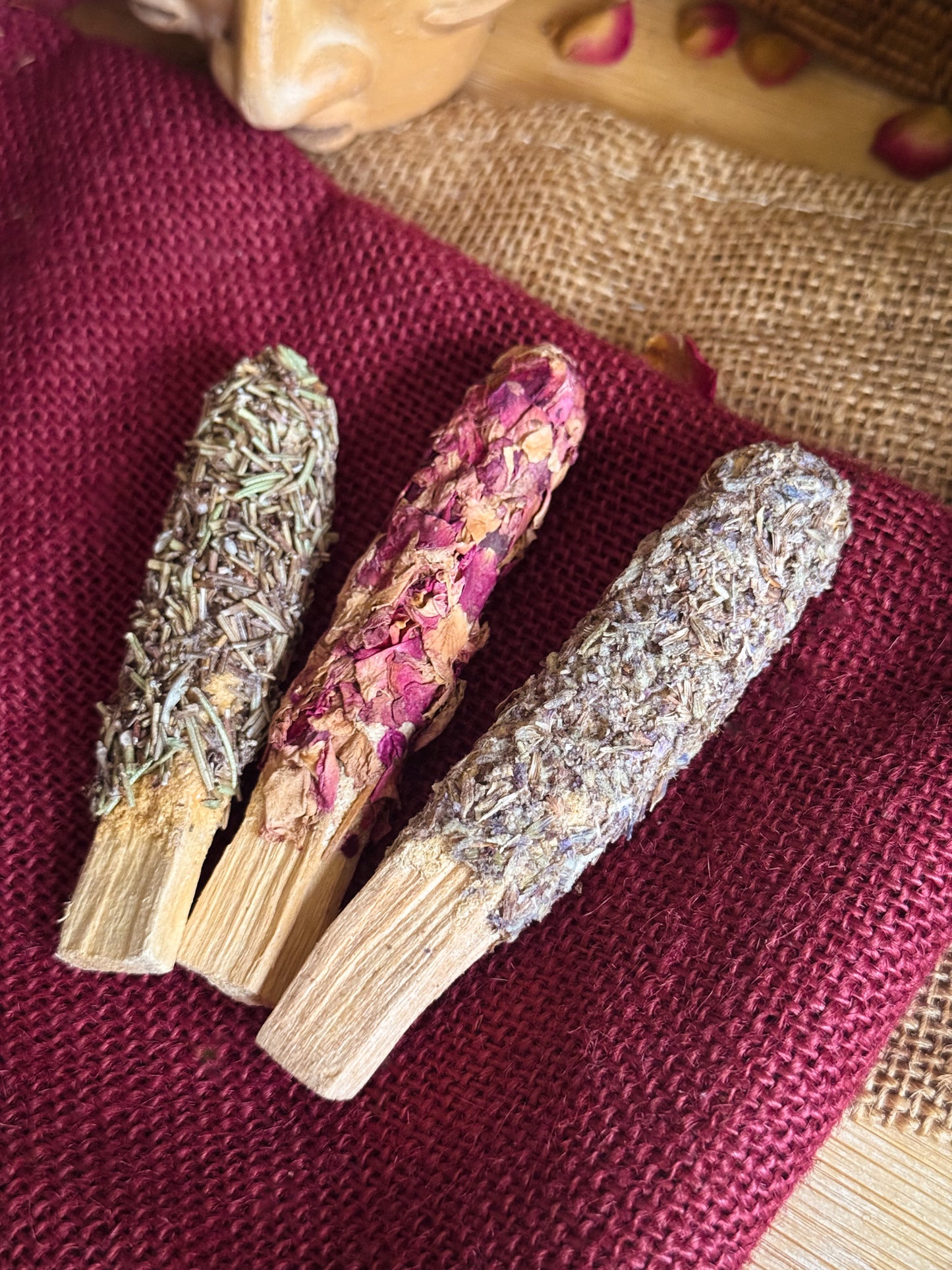 Palo Santo + Herb Smoke Sticks Trio