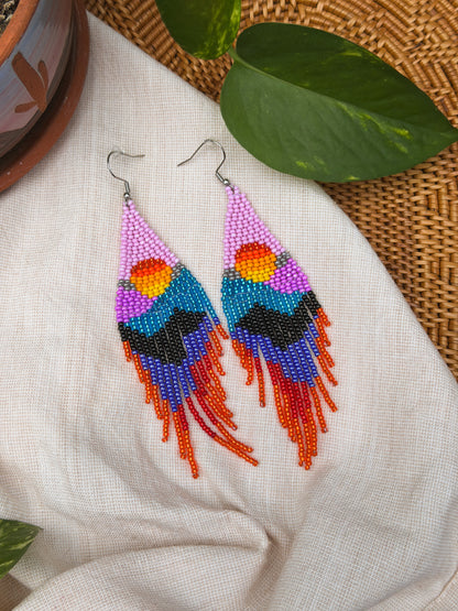 ༶ Pink Dreamy Sunset ༶ Misak Tribe, Colombia