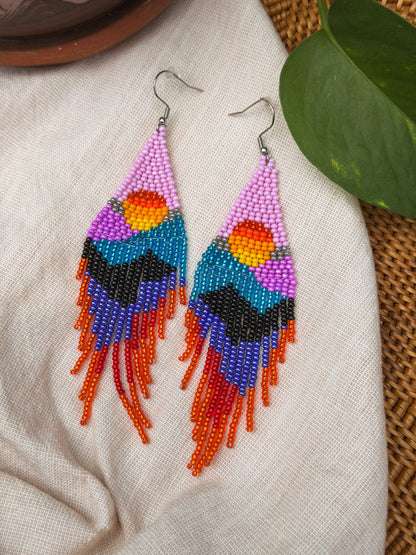 ༶ Pink Dreamy Sunset ༶ Misak Tribe, Colombia