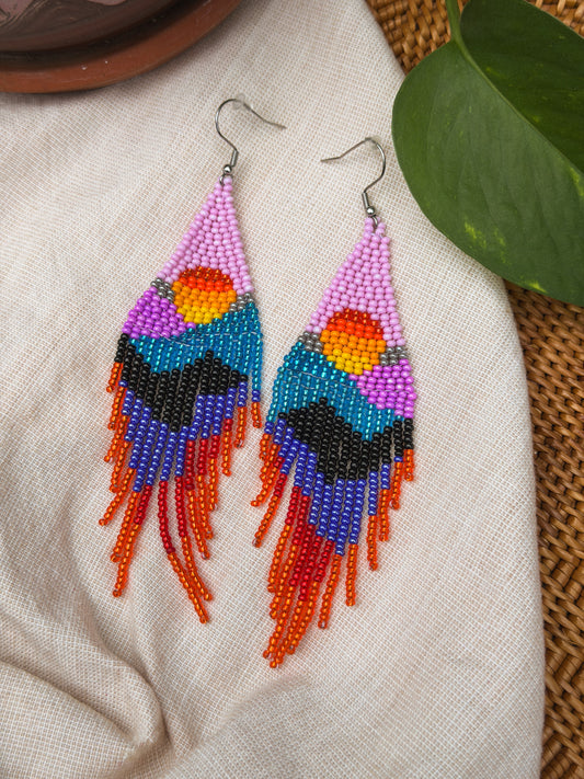 ༶ Pink Dreamy Sunset ༶ Misak Tribe, Colombia