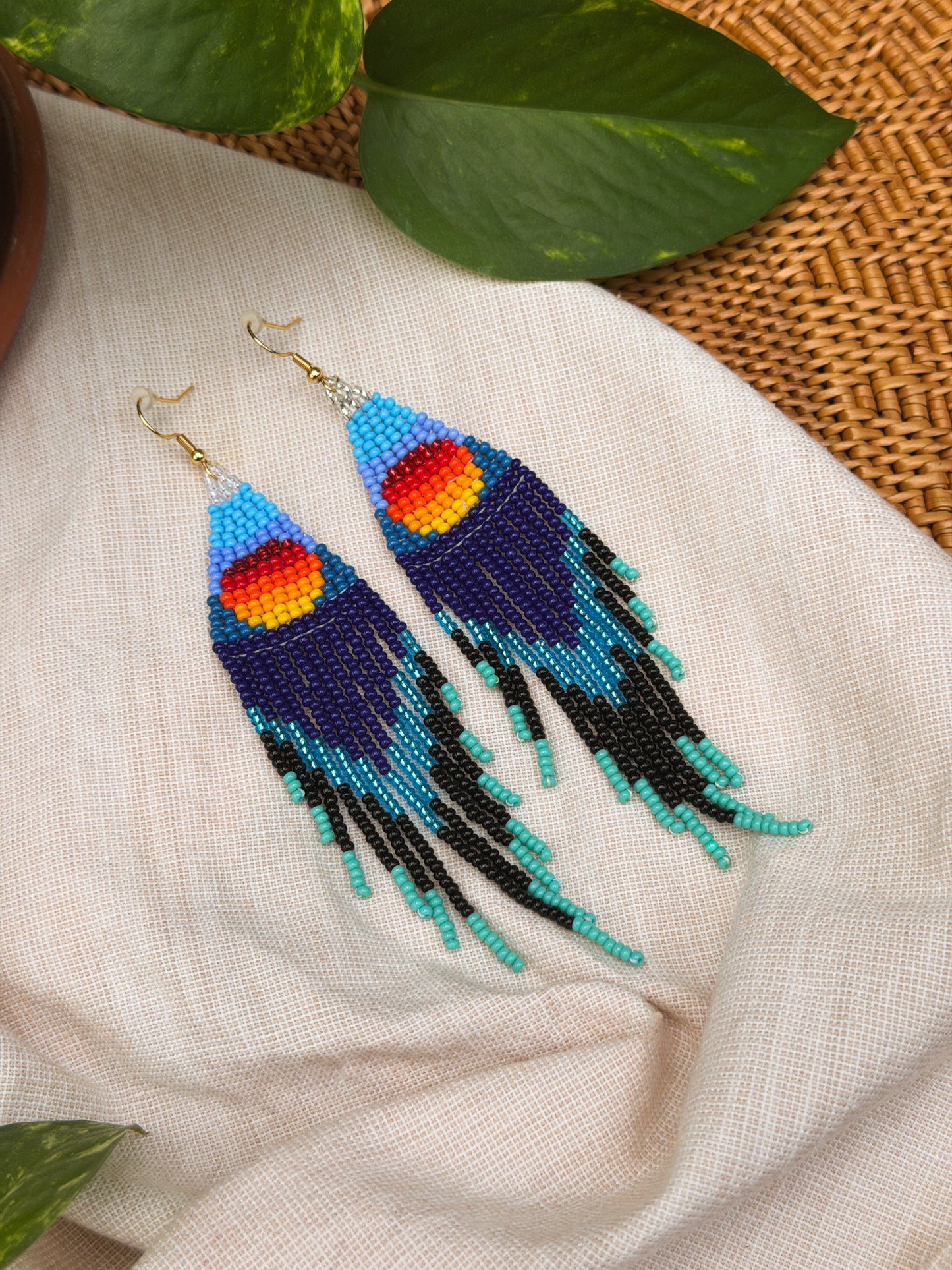 ༶ Blue Dreamy Sunset ༶ Misak Tribe, Colombia