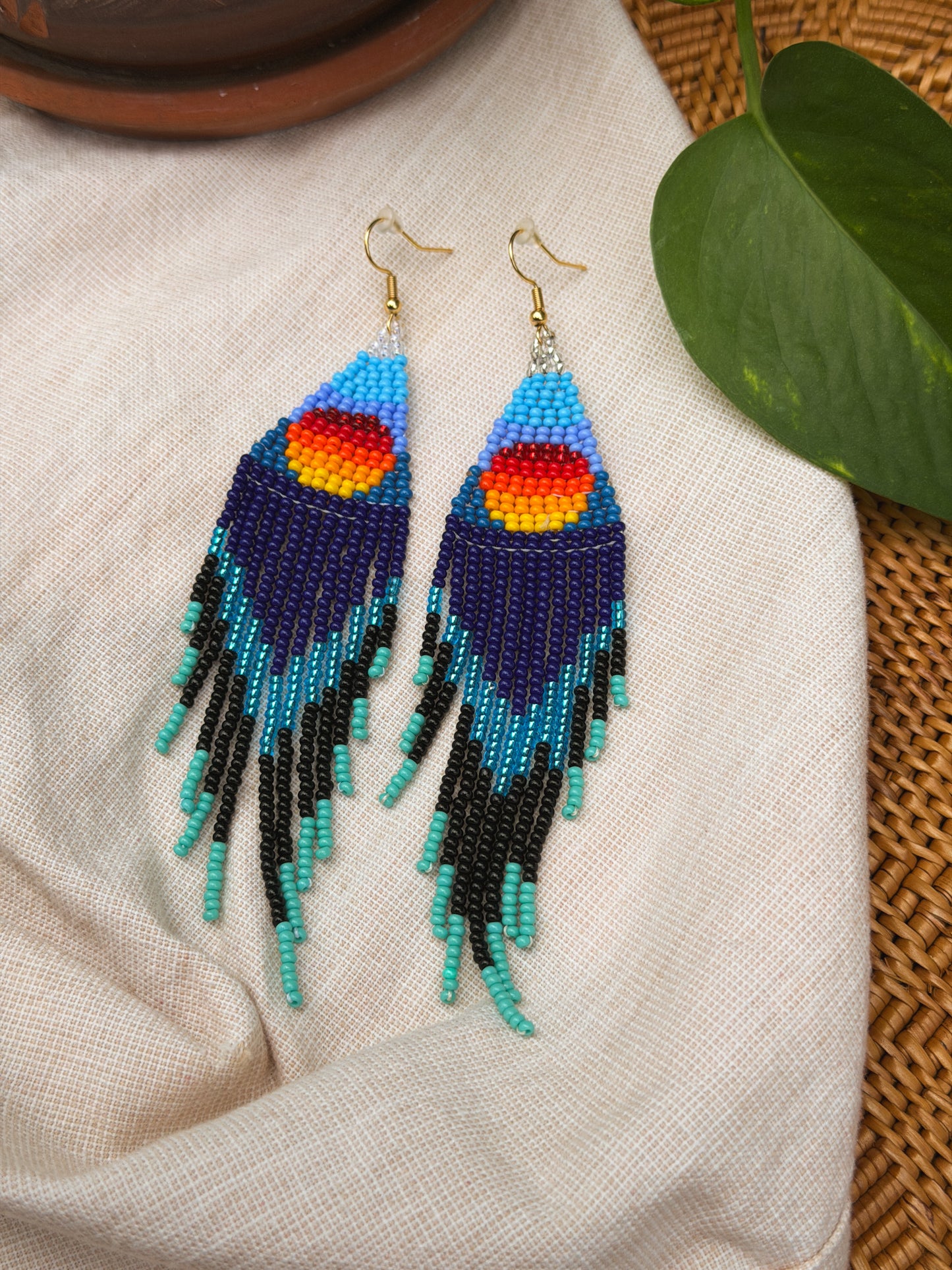 ༶ Blue Dreamy Sunset ༶ Misak Tribe, Colombia