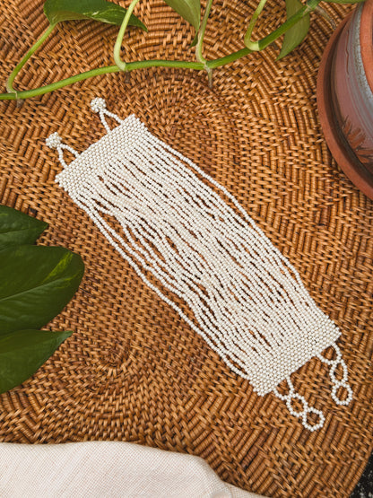 Pearlescent Multi-Strand Cuff