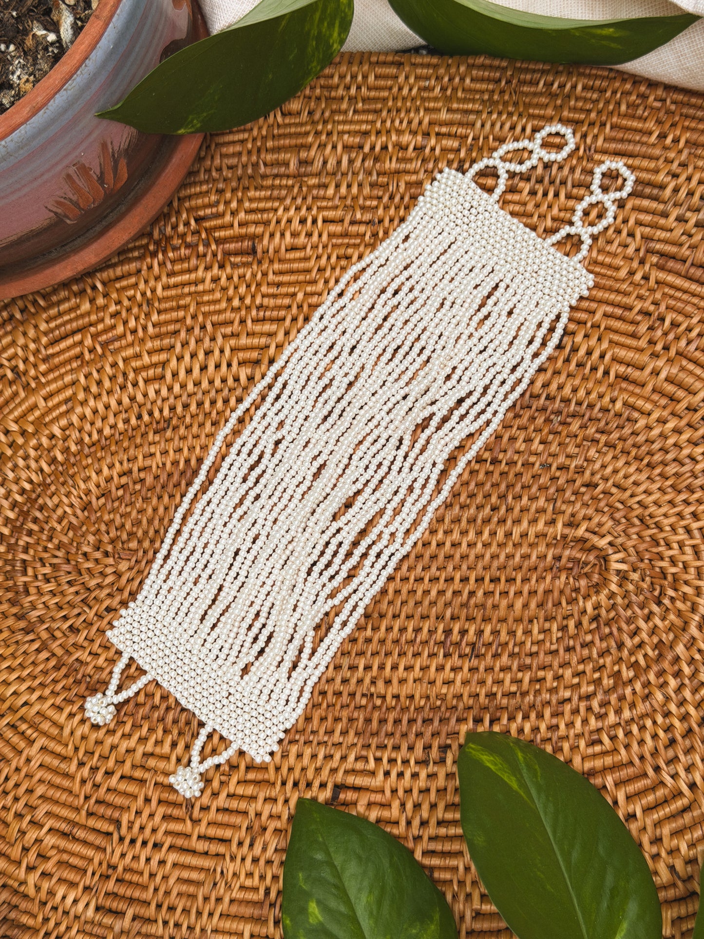 Pearlescent Multi-Strand Cuff