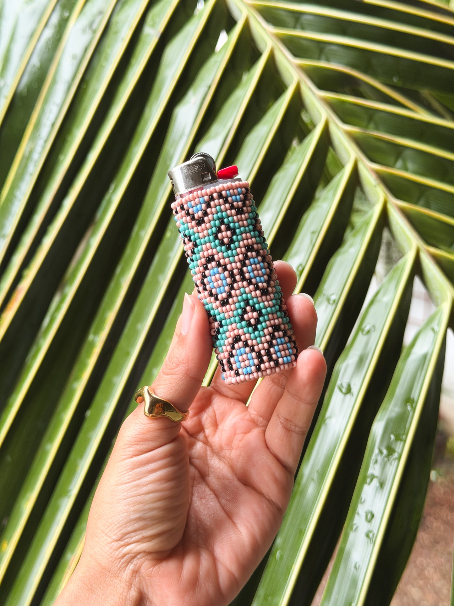 𖤓 Beaded Lighter Case 𖤓