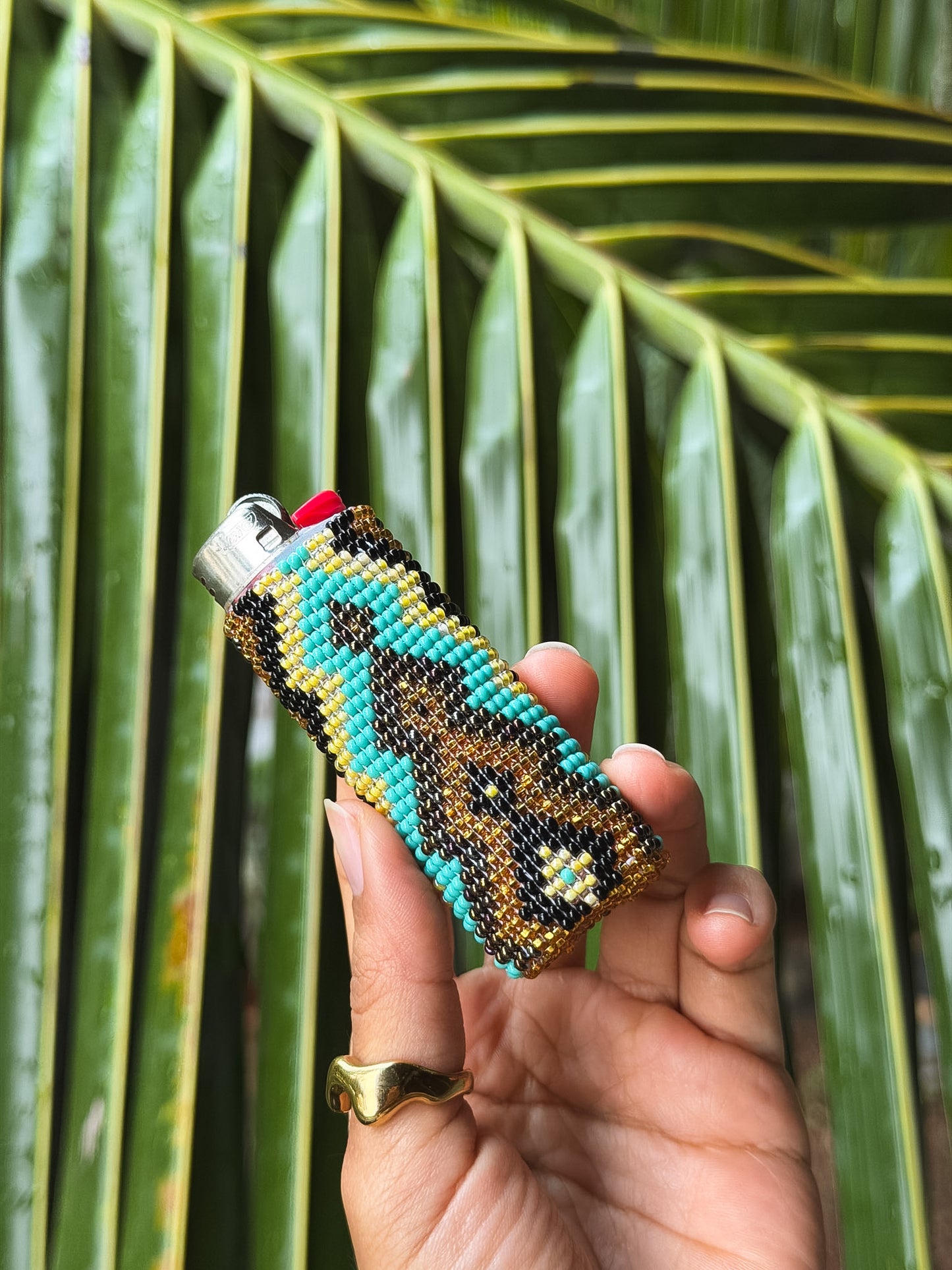 𖤓 Beaded Lighter Case 𖤓