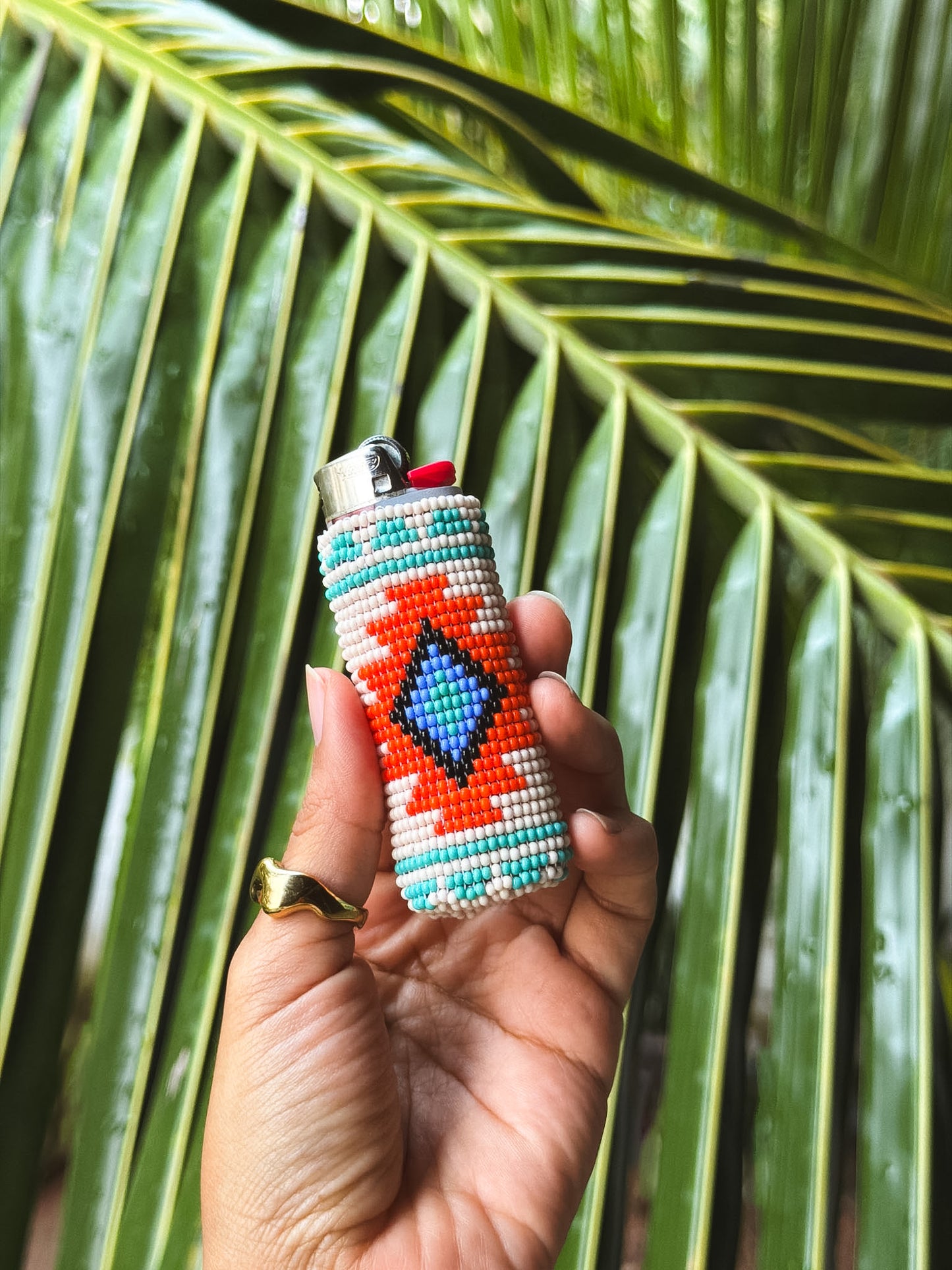 𖤓 Beaded Lighter Case 𖤓