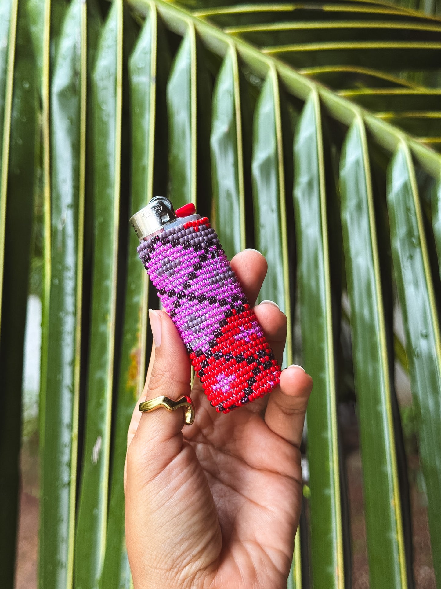 𖤓 Beaded Lighter Case 𖤓