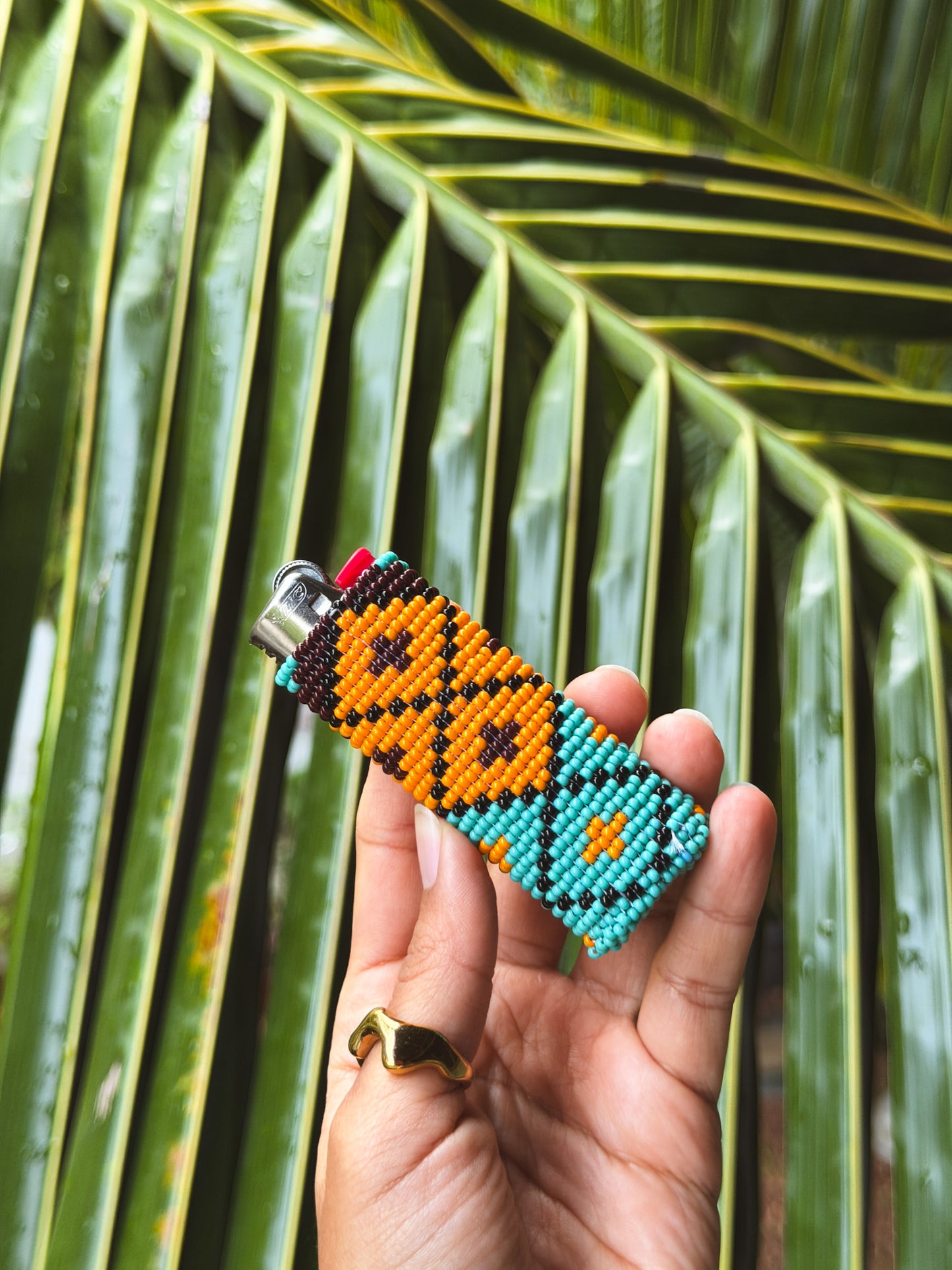 𖤓 Beaded Lighter Case 𖤓
