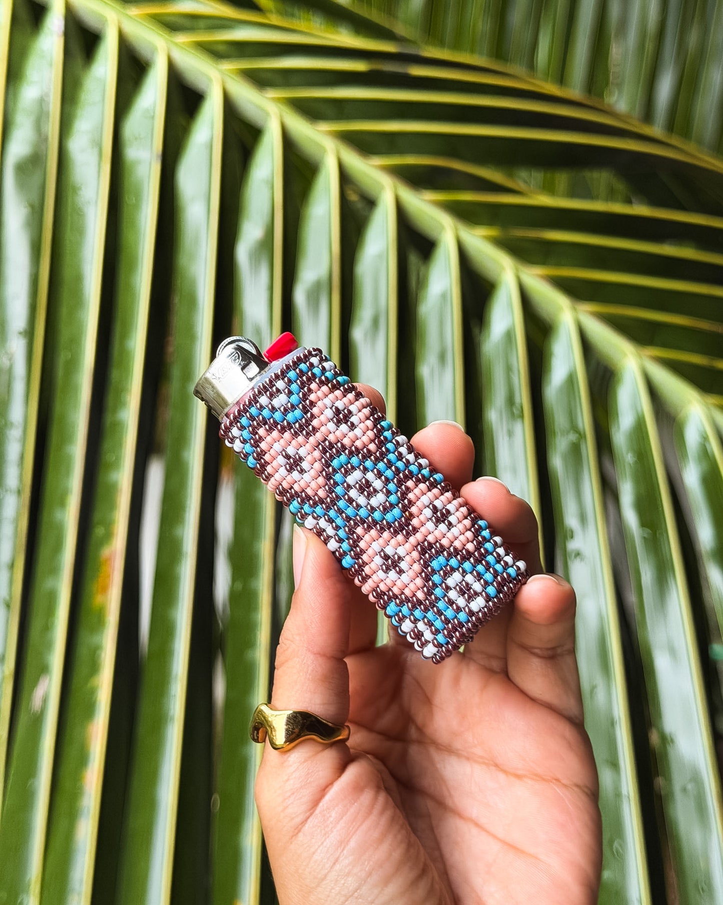 𖤓 Beaded Lighter Case 𖤓