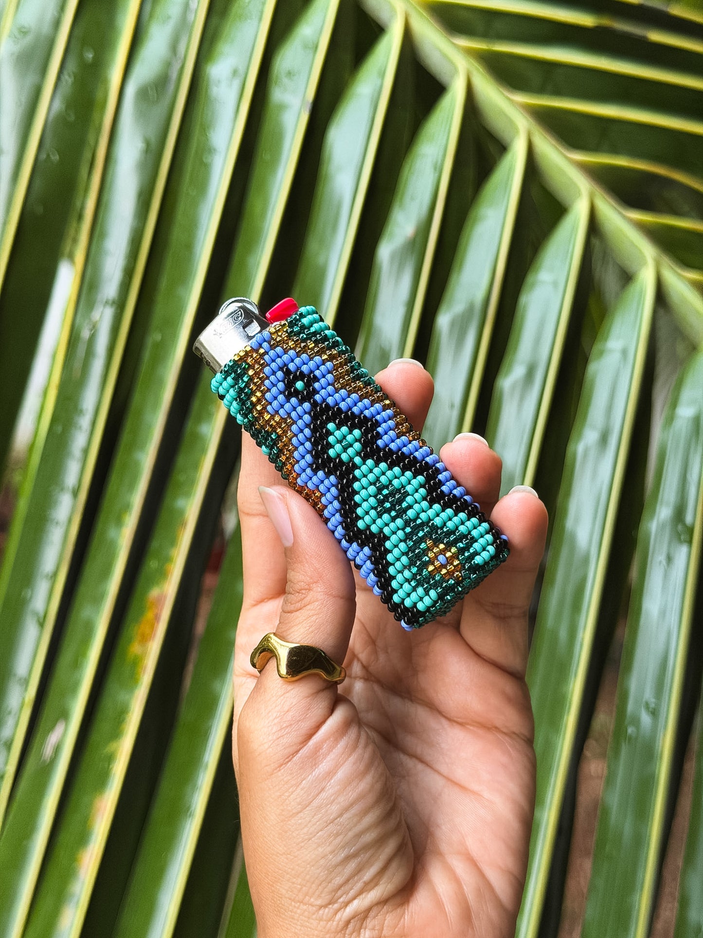 𖤓 Beaded Lighter Case 𖤓