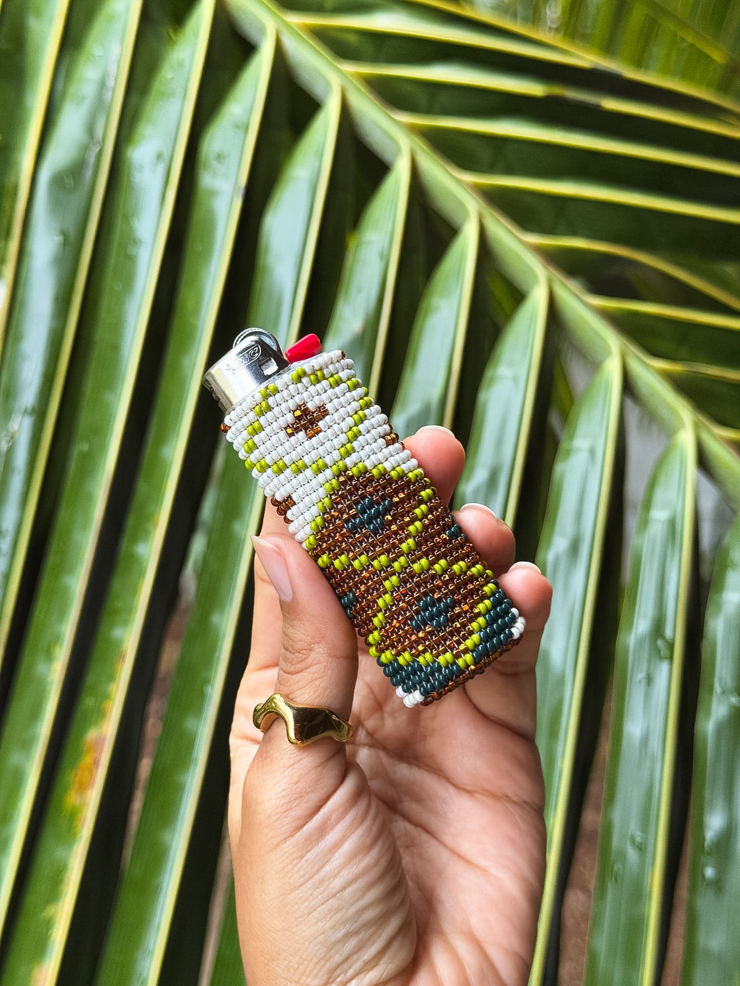 𖤓 Beaded Lighter Case 𖤓