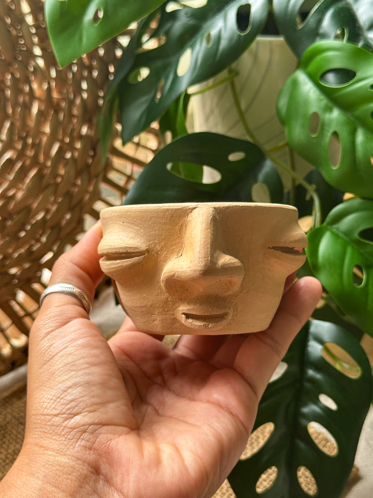 Ceremonial Cacao Copitas ๛ Indigenous Mexican Crafted Clay Ritual Cup