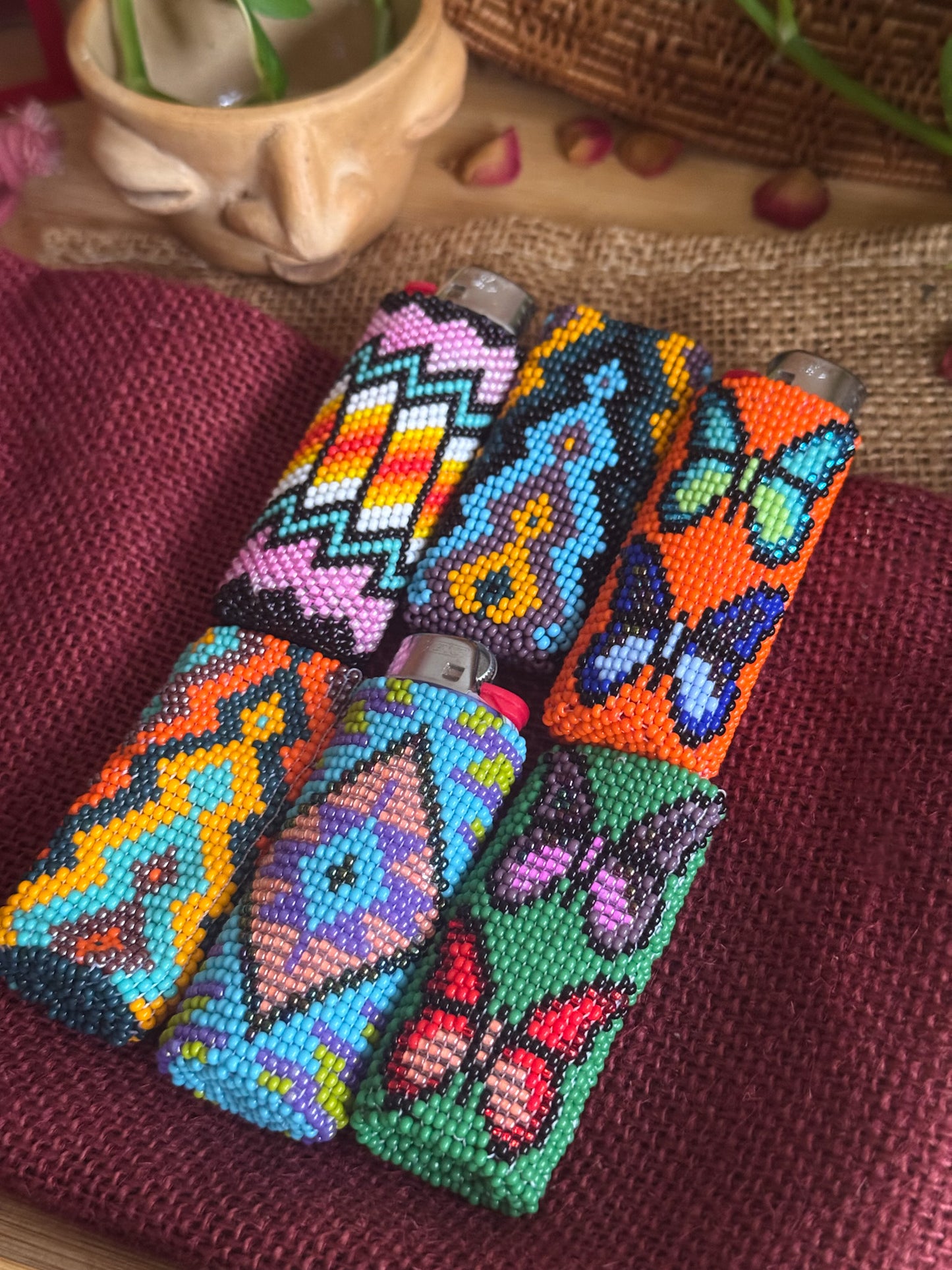 ⫷ Dreamer ⫸ Beaded Lighter Case