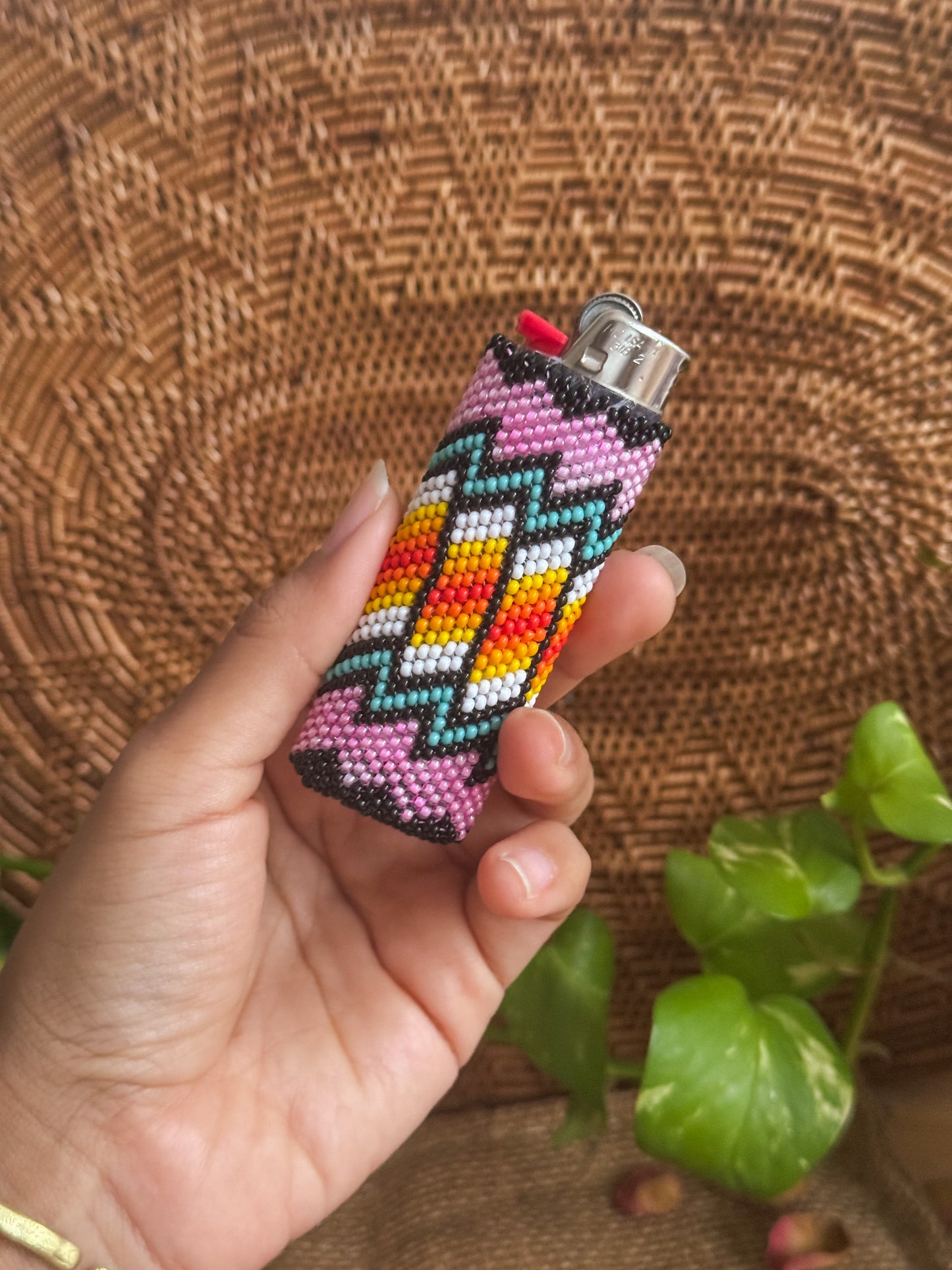 ⫷ Dreamer ⫸ Beaded Lighter Case