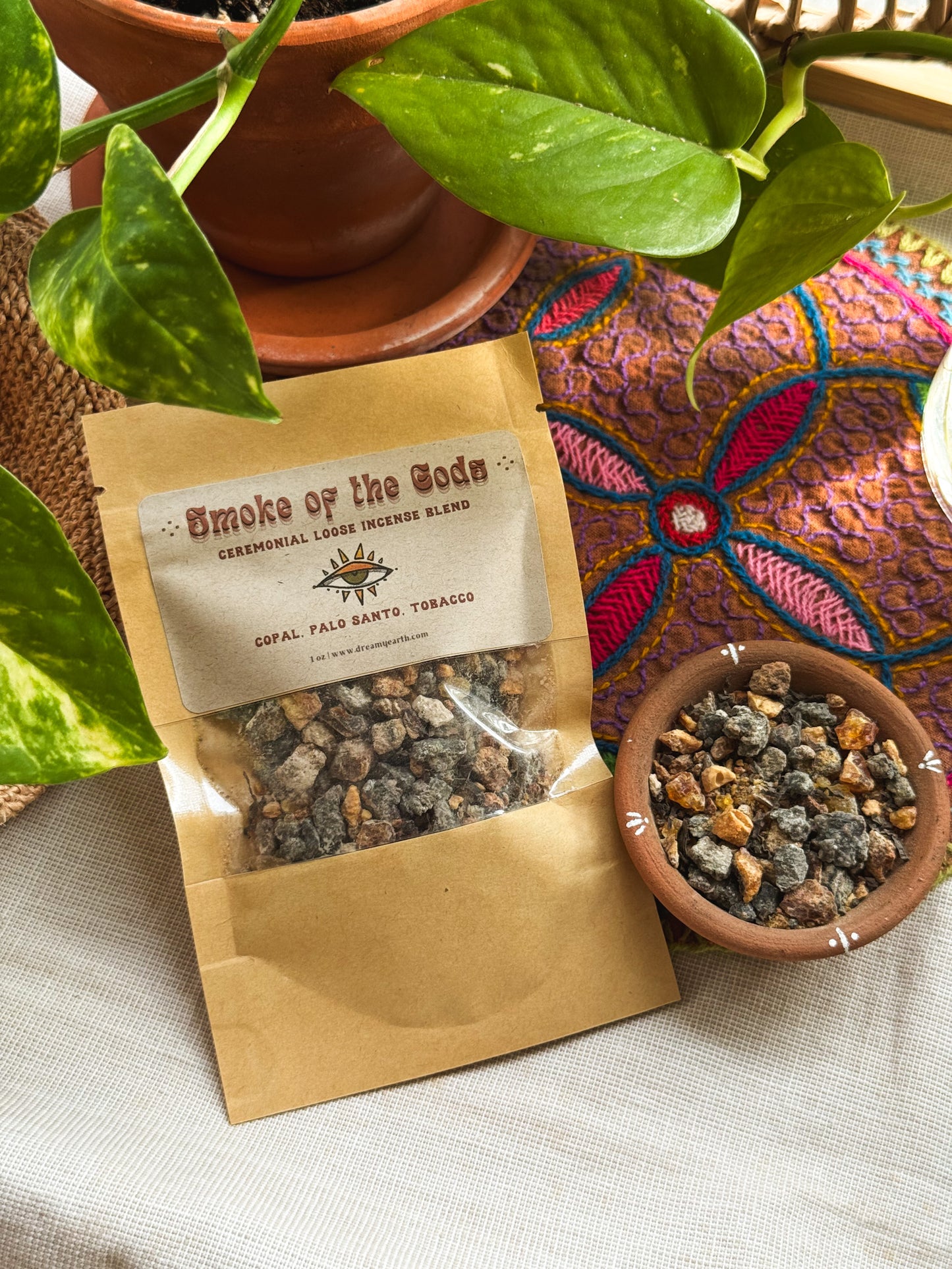 ༶ SMOKE OF THE GODS ༶ Ceremonial Resin Incense Blend