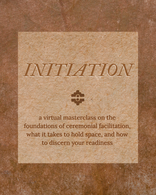 • INITIATION • {masterclass replay}