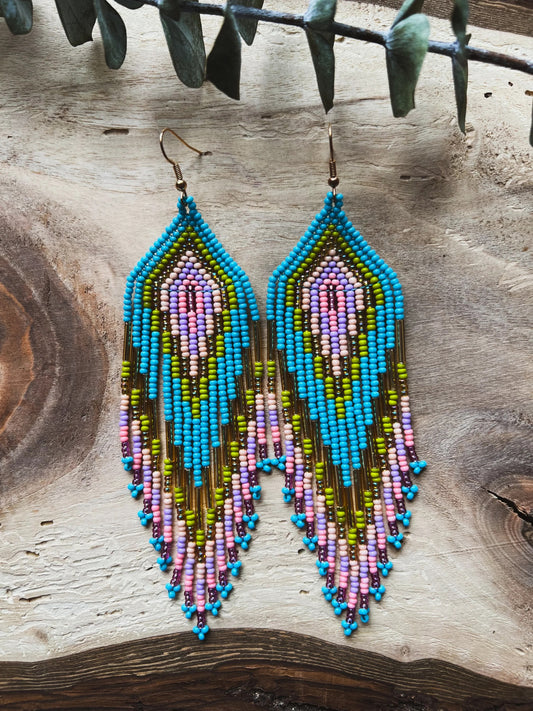 ༶ Turquoise Kuichi (Rainbow) ༶ Inga Tribe, Colombia