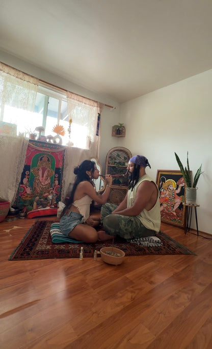 1 on 1 or Couples IN-PERSON Hapé Sit