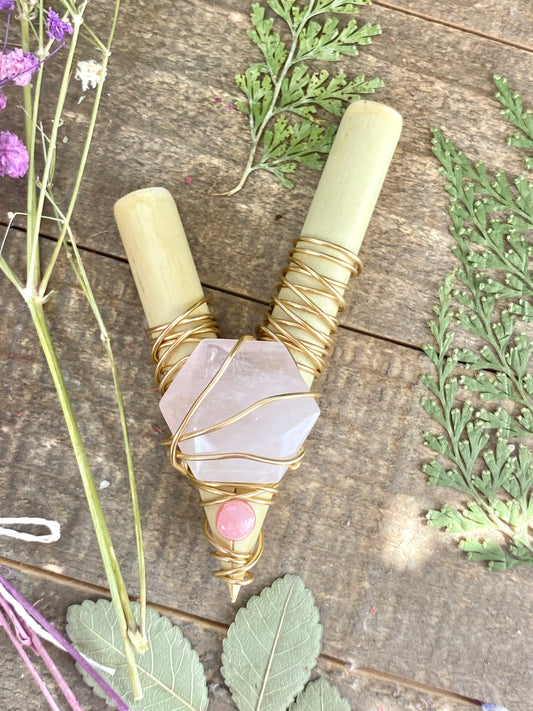 Rose Quartz & Rhodocrosite for the HEART CHAKRA
